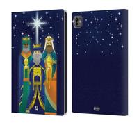 Head Case Designs Trois Rois Nativité Étui Portefeuille en Cuir Compatible avec Apple iPad Pro 11 M4 2024