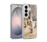 Head Case Designs Troupe De Suricate en État D'alerte Faune Coque en Gel [Protection de Qualité Militaire] Compatible avec Samsung Galaxy S26 Plus
