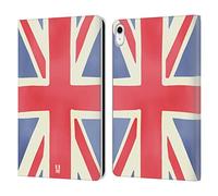Head Case Designs Union Jack Londres La Mieux Étui Portefeuille en Cuir Compatible avec Apple iPad 10.9 2022/2025
