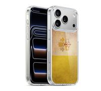 Head Case Designs Vatican Drapeaux D'époque 2 Coque en Gel [Protection de Qualité Militaire] Compatible avec Apple iPhone 17 Pro Et Compatible avec MagSafe