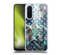 Head Case Designs Vol De Ciel Bleu Tissus À Motifs Orientaux Coque en Gel [Protection de Qualité Militaire] Compatible avec Samsung Galaxy A26 5G