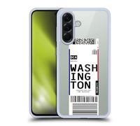 Head Case Designs Washington DC, USA Étiquettes À Bagages Coque en Gel [Protection de Qualité Militaire] Compatible avec Samsung Galaxy A56 5G