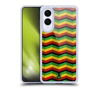Head Case Designs Zigzag Couleur Rasta - Motifs Coque en Gel [Protection de Qualité Militaire] Compatible avec Samsung Galaxy S25 Edge