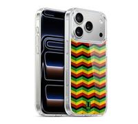 Head Case Designs Zigzag Couleur Rasta - Motifs Coque en Gel [Protection de Qualité Militaire] Compatible avec Apple iPhone 17 Pro Et avec MagSafe
