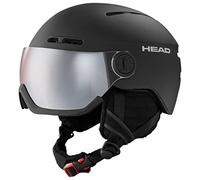 HEAD Casque de Ski Knight Skihelm Unisexe-Adulte, Noir, XL/XXL