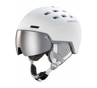 Casque Head Rachel blanc avec verre à effet miroir gris - XS-S