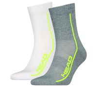 HEAD Chaussettes All Sports Performance Short 2 paires Gris/Blanc Taille 39/42