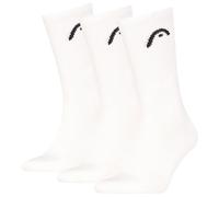 Head Unisex Crew 3-Pack Chaussettes Blanc 43-46