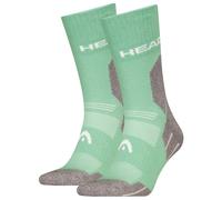 Head Chaussettes Crew Randonnée tous climats Mixte Vert clair 34-38 EU