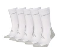 HEAD Chaussettes de sport gris chiné / blanc, Taille 39-42
