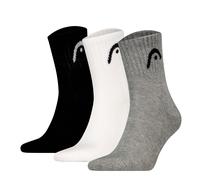 HEAD Chaussettes de sport gris / noir / blanc, Taille 39-42