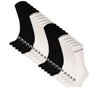 HEAD Chaussettes Unisex 20 Paire - Elements All Sports Crew - Noir/Blanc