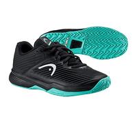 HEAD Chaussures de Tennis Revolt Pro 4.0 Junior, Noir/Teal