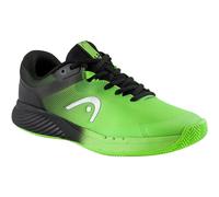 HEAD Chaussures de tennis Sprint Evo 3.5 Clay pour homme, noir et vert fluo, 43 EU