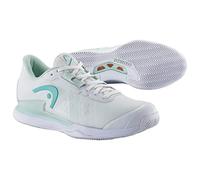 HEAD Chaussures de Tennis Sprint Pro 3.5 Clay Women, Blanc/Aqua