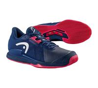 HEAD Chaussures de Tennis Sprint Pro 3.5 Clay Women, Bleu Foncé/Azalea