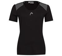 HEAD Club 22 Tech T-Shirt Femme, Noir, Taille M