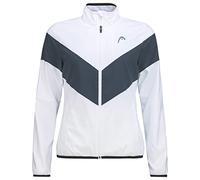 HEAD Club 22 Veste Femme, Blanc/Bleu Marine