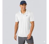HEAD Club 25 Tech Polo Shirt Men, Blanc, XXL Homme