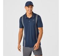 HEAD Club 25 Tech Polo Shirt Men, Bleu Marine, L Homme