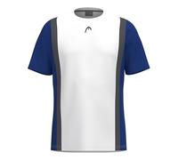 Head T-shirt homme Club 25 Tech manches courtes Bleu roi/Blanc L