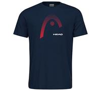 HEAD Club Carl T-Shirt Jr, Bleu foncé, 8-9 Ans Mixte Enfant