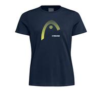 HEAD Club Lara T-Shirt W, Bleu Foncé, M, Dark Blue, m Femme