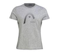 HEAD Club Lara T-Shirt W, Gris, M, Grey, m Femme