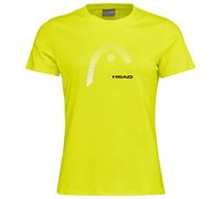 HEAD Club Lara T-Shirt W, Jaune, M, Yellow, m Femme