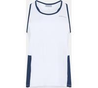 HEAD Club Tank Top W T_Shirts Femme Blanc/Bleu Foncé FR : L (Taille Fabricant : L)
