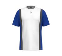 HEAD Club Tech T-shirt Garçons-Blanc,Bleu Foncé 164
