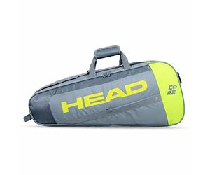 HEAD Core 6R Combi Sac de Raquette de T Mixte Gris/Jaune Fluo Taille Unique