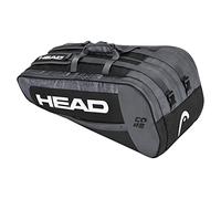 HEAD Core 9R Sac de Tennis Unisex, Noir/Blanc, 9 Racquets