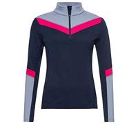 HEAD Couche intermédiaire Luna Semi-zippée pour Femme XL Bleu foncé/Rose.