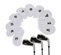 Head Covers for Golf Clubs - 10PCS Embroidered Club Label, Protective Driver Cover, Soft Cushioning Design | Fits Most Club Types, Men Women Sporting Equipment, Travel Protection Gear for Golfing