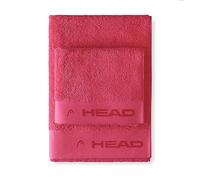 HEAD Dynamic - Serviette de Bain Visage et Bidet, Set 2 Serviettes en Coton Pur 100% Certifié, Lot Serviette de Bain Grande Taille 50x100 et Petite 40x50, Utile comme Serviette Sport Douce Absorbante