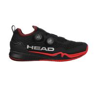 Head Chaussures de padel Endure Pro BOA Clay Homme – Noir/Rouge Taille UK 8.5