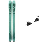 Head - Fixations de ski Freeride/Freestyle - Pack Kore 91 W Mi/Anthracite 2025 - Vert Vert 156 cm