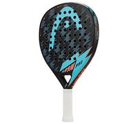 HEAD Flash Pro 2022 Raquette de Padel Unisex-Adult, Noir/Bleu, Taille Unique