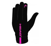 HEAD - Gants Longs 3004 - Noir/néon Pink, XL