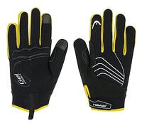 HEAD - Gants Longs Chauds 1516 - Noir/néon Jaune, S