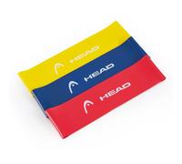 Head Ha816 Bande D'exercice Léger - Moyen - Élevé Latex Cyan, Rouge Et Jaune