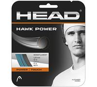 HEAD Hawk Power Corde de Tennis Unisexe pour Adulte Bleu pétrole 1,25 mm/17 g