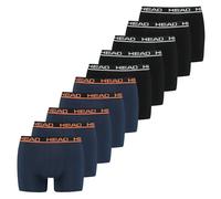 HEAD Herren Lot De 10 Boxershorts Basic Boxer Trunks ECOM Ext Coton Élasthanne