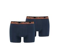 Head Homme Boxer , 2er Paquet - Basic, Coton Stretch, Unicolore
