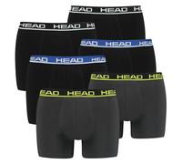 Head Homme Boxer , 6er Paquet - Basic, Coton Stretch, Unicolore