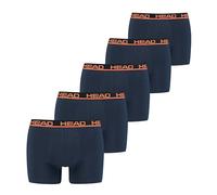 Head 881500001 Lot de 5 boxers pour homme, Caban (Caban/orange), taille XL, Caban/orange (012)