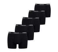 HEAD Homme Men’s Basic Boxers (5 Pack) Caleçon Not Applicable, Noir, L