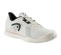 HEAD Homme Sprint Pro 3.5 Clay Men Chaussures de Tennis, Blanc Craie et Noir, 44.5 EU