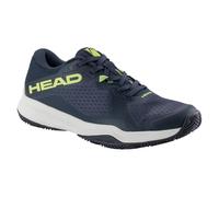 HEAD Hommes Motion Team Padel Men Chaussures, Bleu Marine/Citron Vert, 47 EU